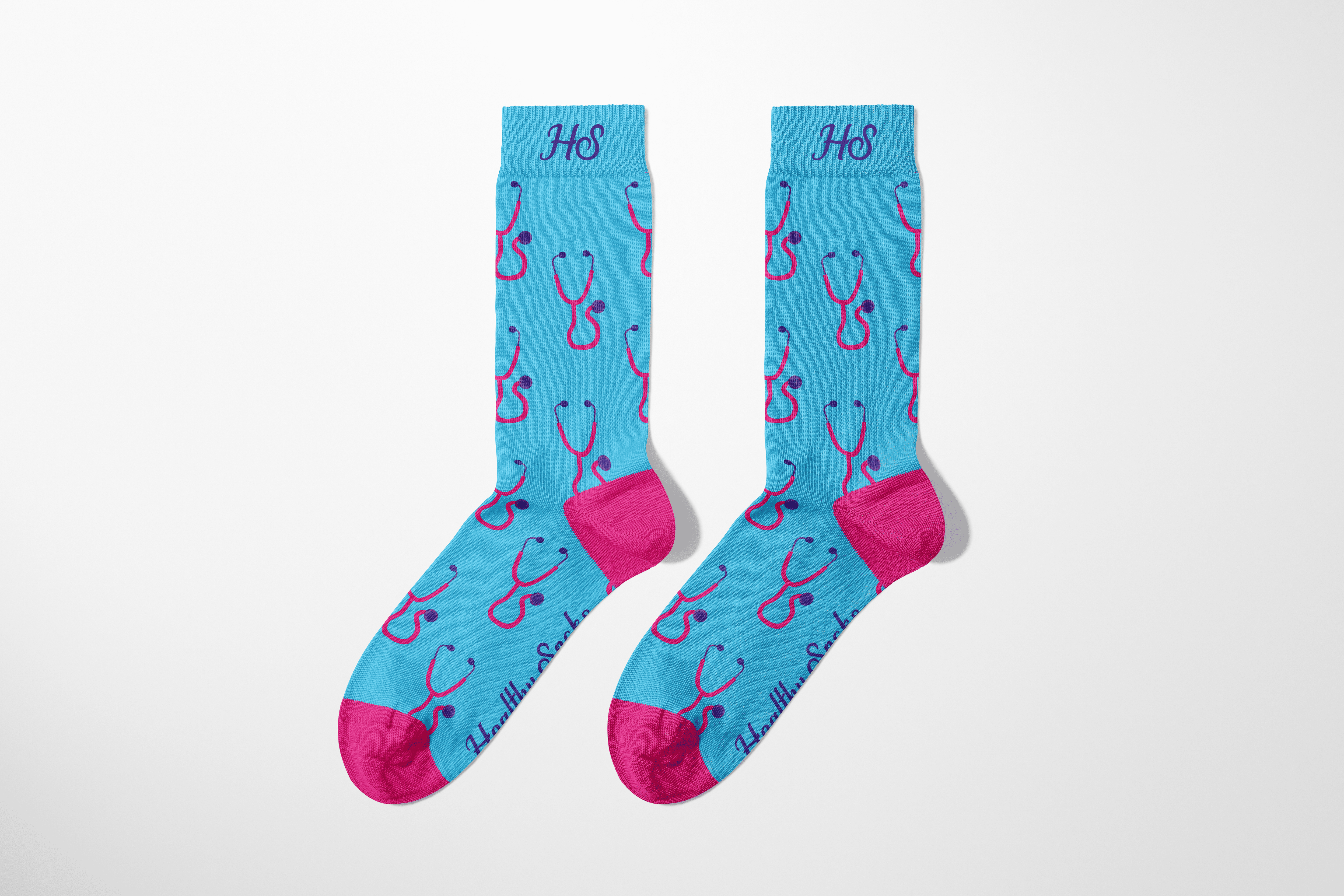 Stethoscope Socks – Blue Edition