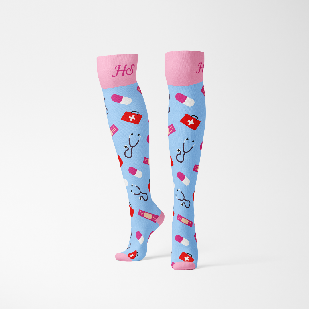 Compression Socks Nurse – Pink Edition