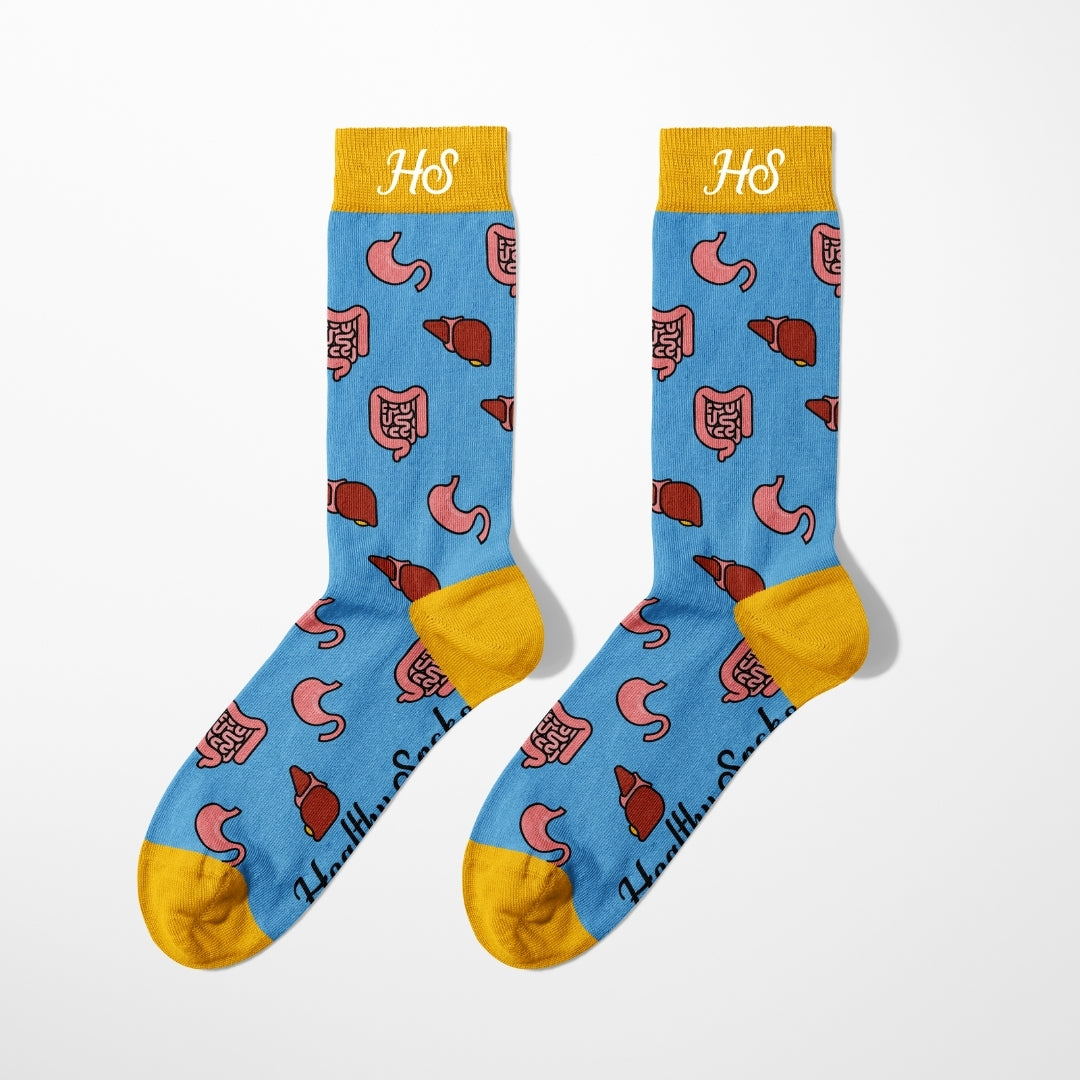 Gastrointestinal Socks – Blue Edition