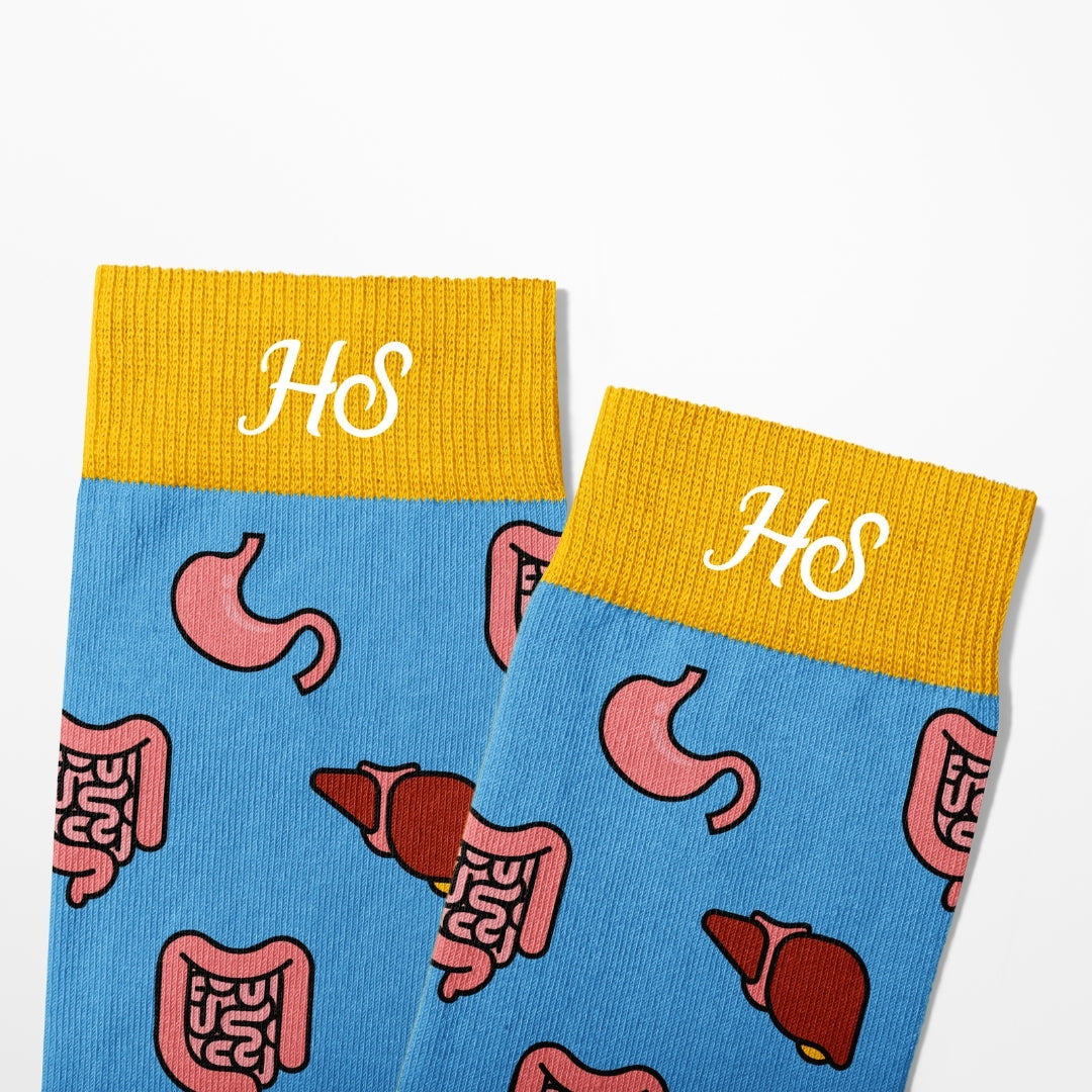 Gastrointestinal Socks – Blue Edition