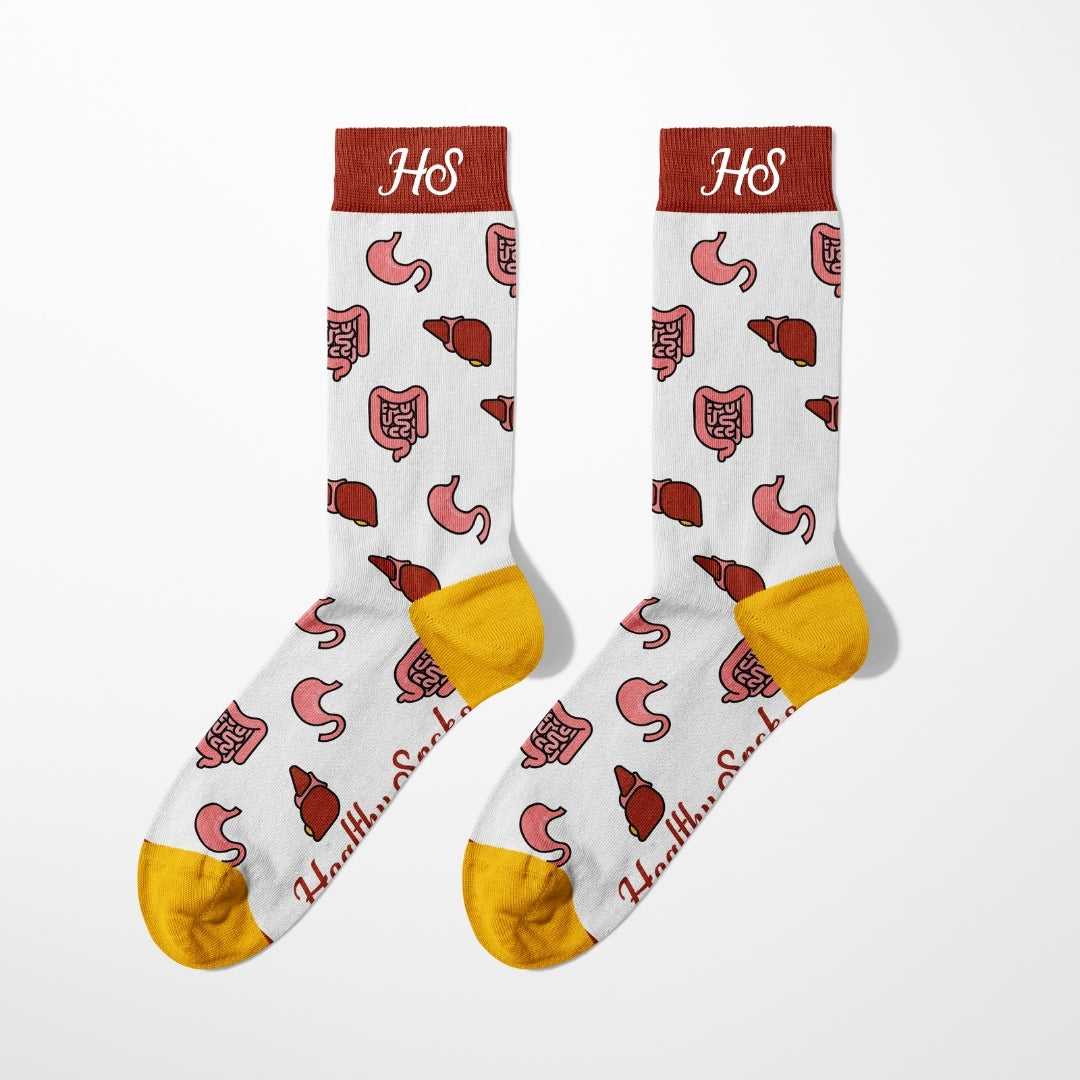 Gastrointestinal Socks - White Edition