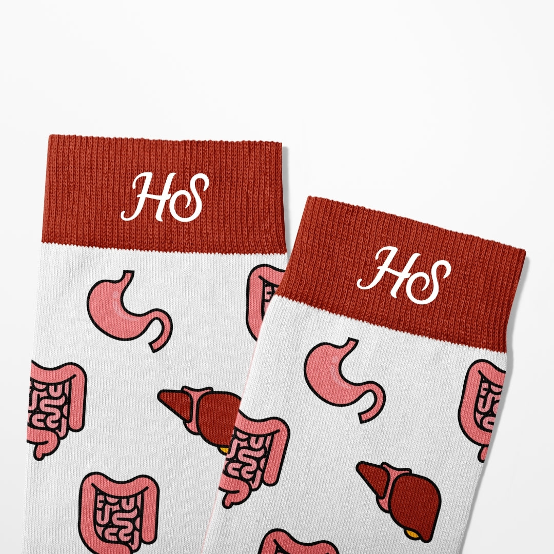 Gastrointestinal Socks - White Edition