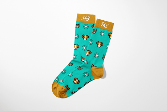 Veterinärsocken: Purrfect Paws Katzen- und Hundesocken